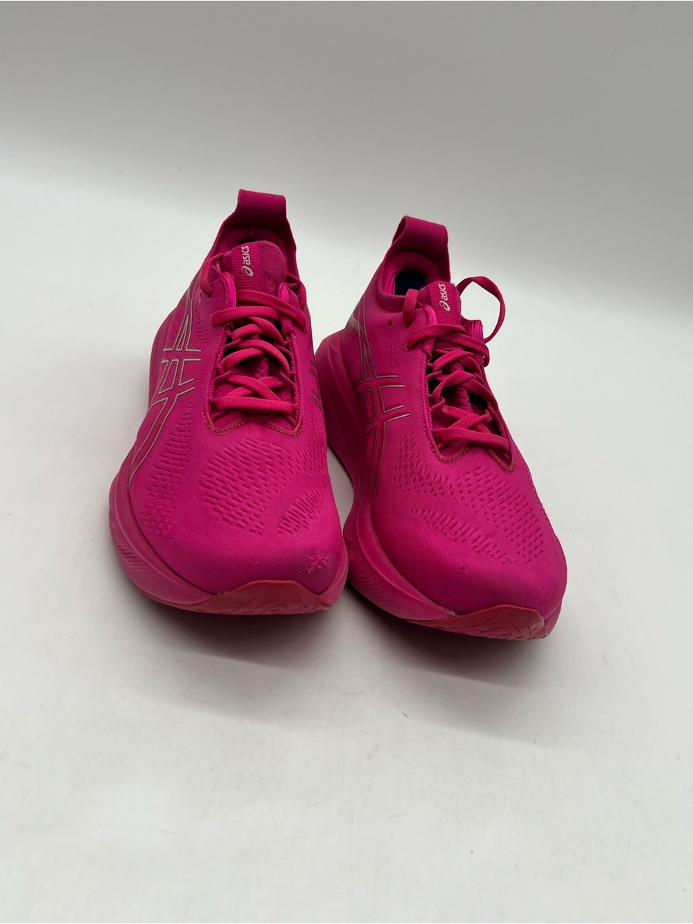 ASICS Gel-Nimbus 25 Women 10.5 Hot Pink Running PureGEL FF Blast+ Sneakers Shoes